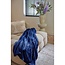 Fleece Plaid Donkerblauw - Zachte Woondeken