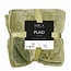 Fleece Plaid Lichtgroen - Zachte Woondeken