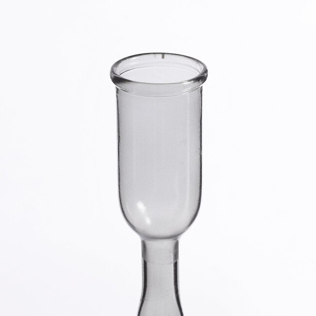 Glazen Kandelaar Donkergrijs - Elegant Design