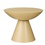 Bijzettafel Metaal Beige - Rond Design
