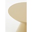 Bijzettafel Metaal Beige - Rond Design