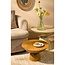 Bijzettafel Metaal Beige - Rond Design