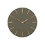 Wandklok Aluminium Groen - Moderne Ronde Klok