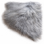 Langharige Schapenvacht IJslands Lichtgrijs - 100x65 cm