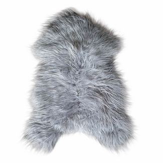 Langharige Schapenvacht IJslands Lichtgrijs