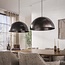 Hanglamp Metaal Urban Bruin 2-lichts - Dome Ø60cm