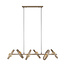 Hanglamp Beige Metaal 6 Lichtpunten - Hover