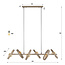 Hanglamp Beige Metaal 6 Lichtpunten - Hover
