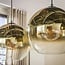 Hanglamp Goudglas Zwart 3-Lichts - Bubble Shaded