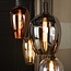 Hanglamp Artic Zwart Glasmix 7 Lichtpunten - Amfora