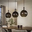 Hanglamp Glas Sienna Bruin 3 Lichts - Sfera Tricolore