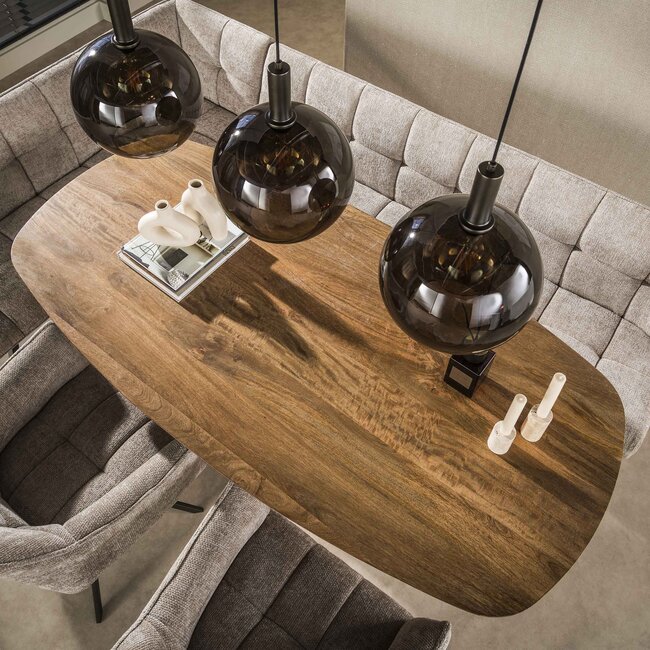 Hanglamp Sfera 3-lichts - Sienna Bruin - Glas/Metaal