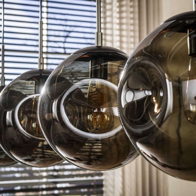 Hanglamp Stellar - Sienna Bruin - Glas / Metaal