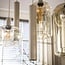 Hanglamp Amber Glas Beige Metaal 7-Lichts - Serene