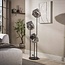 Vloerlamp Chroom Glas 3-Lichts Getrapt - Rock