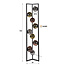 Vloerlamp Chroom Koper Goud Glas 9-Lichts - Stellar