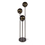 Vloerlamp Sienna Bruin Glas 3 Lichtpunten - Stellar