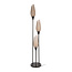 Vloerlamp Sienna Bruin Matglas 3 Lichtpunten - Cocoon