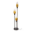 Vloerlamp Sienna Bruin Glas 3 Lichtpunten - Cocoon