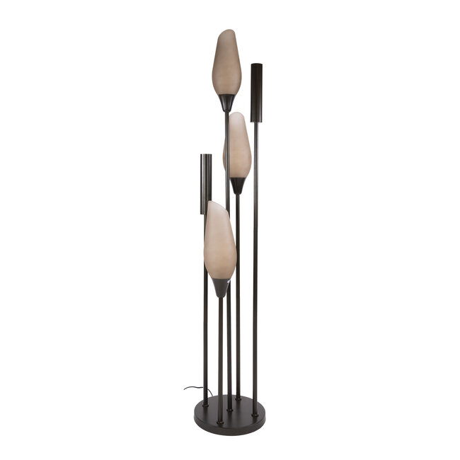 Vloerlamp Sienna Bruin Matglas 5-Lichts - Cocoon