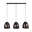 Hanglamp Urban Bruin Metaal 3 Lichtpunten - Kosmos