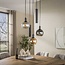 Hanglamp Zwart Metaal 5-Lichts - Sfera Tricolore