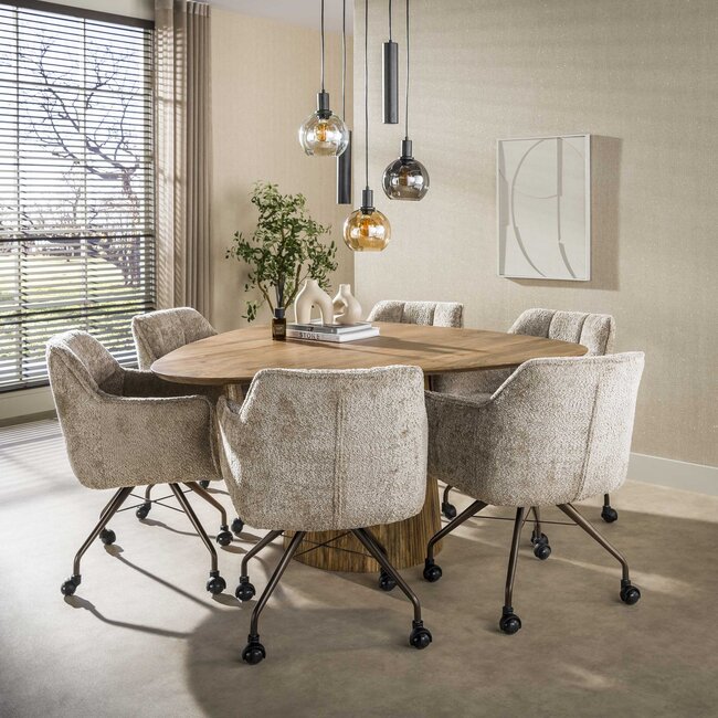 Hanglamp Sfera Tricolore 5-Lichts Metaal Artic Zwart