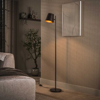 PS-Collection Vloerlamp Flex 1-Lichts Metaal Urban Bruin