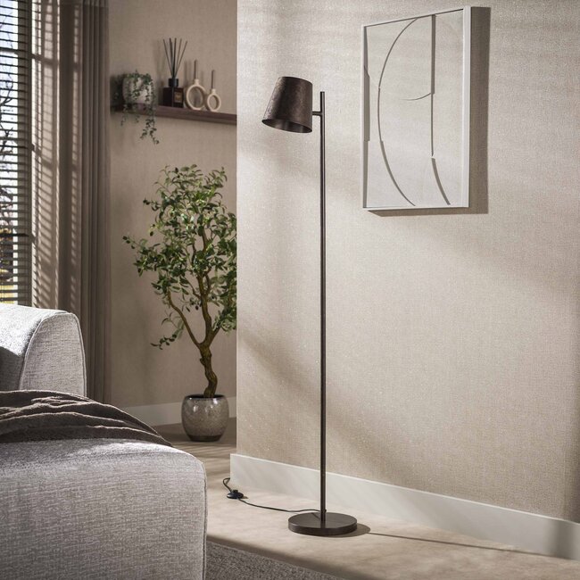 Vloerlamp Urban Bruin Metaal 1 Lichtpunt - Flex