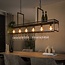 PS-Collection Hanglamp Decorate 6-Lichts Metaal Urban Bruin