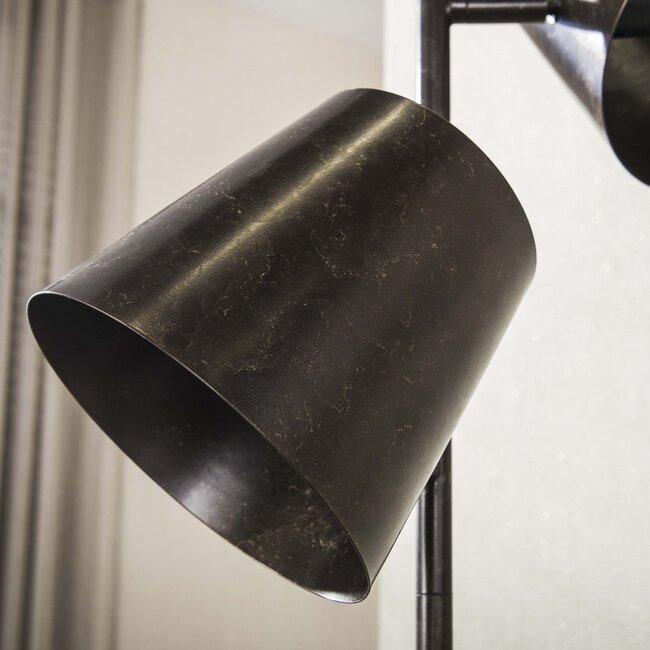 Vloerlamp Urban Bruin Metaal 3 Lichtpunten - Kinetic