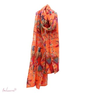 Sjaal Paradise Katoen Voile Mandarine Oranje