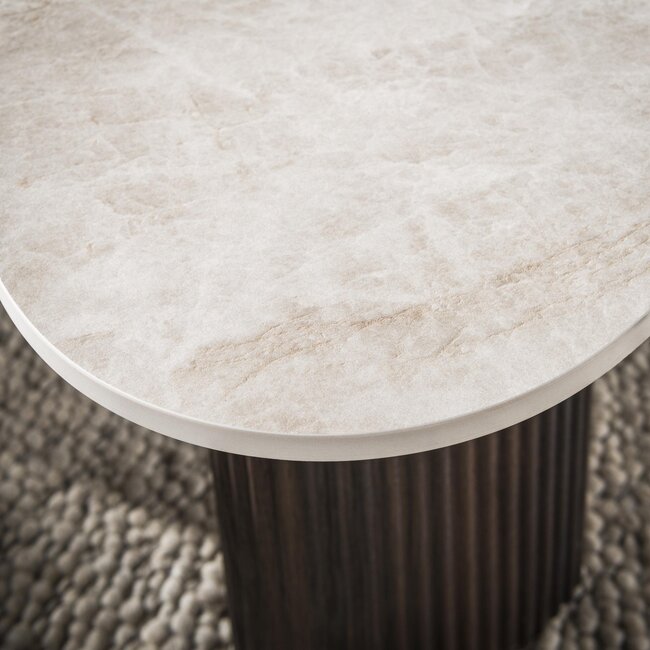 Salontafel Set van 2 Keramiek Organisch - Ceramo