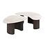 Salontafel Set van 2 Keramiek Organisch - Ceramo