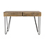Haltafel Mangohout Zand 2 Lades - Ocean