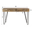 Haltafel Mangohout Zand 2 Lades - Ocean