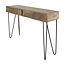 Haltafel Mangohout Zand 2 Lades - Ocean