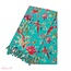 Hammamdoek Katoen met Paradijs Print Blauw