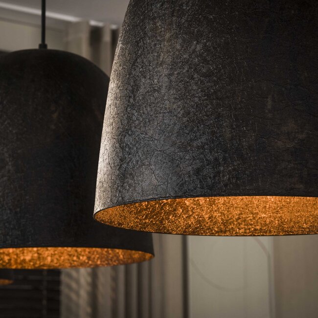 Hanglamp Nova Metaal 3-Lichts Donkerbruin