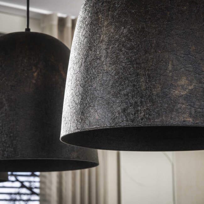 Hanglamp Donkerbruin Metaal 3 Lichtpunten - Nova