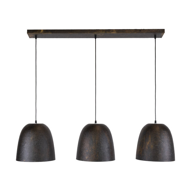 Hanglamp Donkerbruin Metaal 3 Lichtpunten - Nova