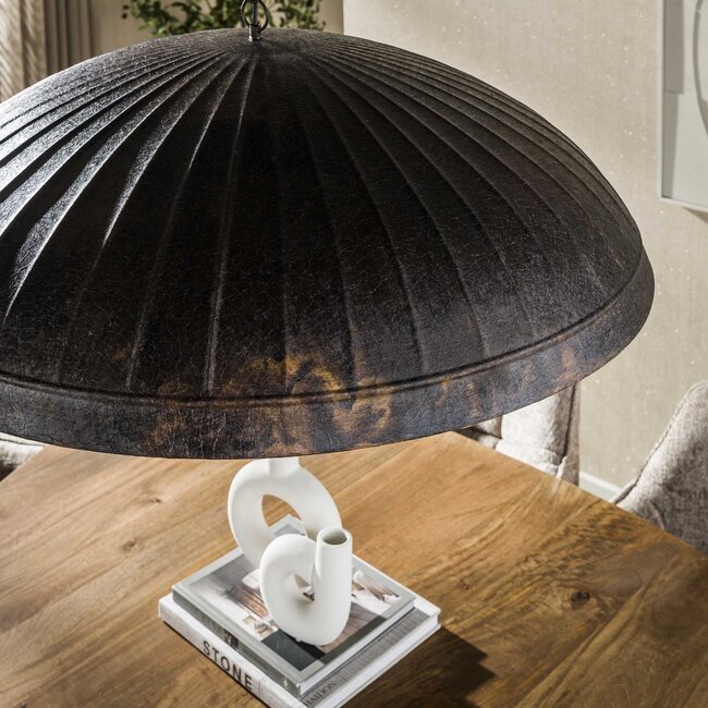 Industriële Hanglamp Guard Ø90 Metaal Donkerbruin