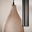 Hanglamp Bruin Mat Glas Brons 7 Lichtpunten - Cocoon