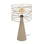 Tafellamp Beige Metaal 1 Lichtpunt - Curl