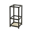 Paraplubak Metaal Donkerbruin Vierkant Terra