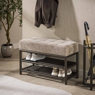 PS-Collection Schoenenbank Bruin Brons 86 cm - Terra