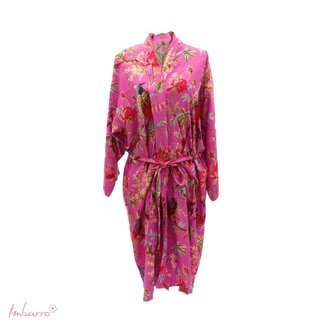 Imbarro Kimono Royal Paradise Print Viscose Paars