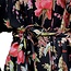 Imbarro Kimono Royal Paradise Print Viscose Zwart