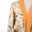 Kimono Indira Wafel Katoen Ecru Oranje One size