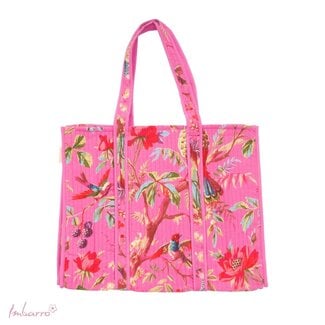 Shopper Paradise Paars Katoen Gewatteerd